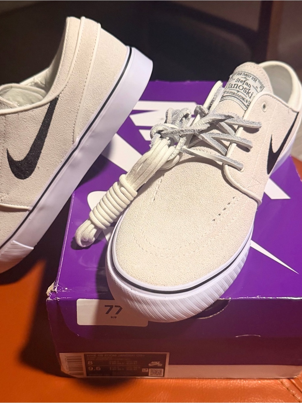 NIKE SB ZOOM JANOSKI OG+ Summit white/black Men’s 8 Women’s 9.5 NIB